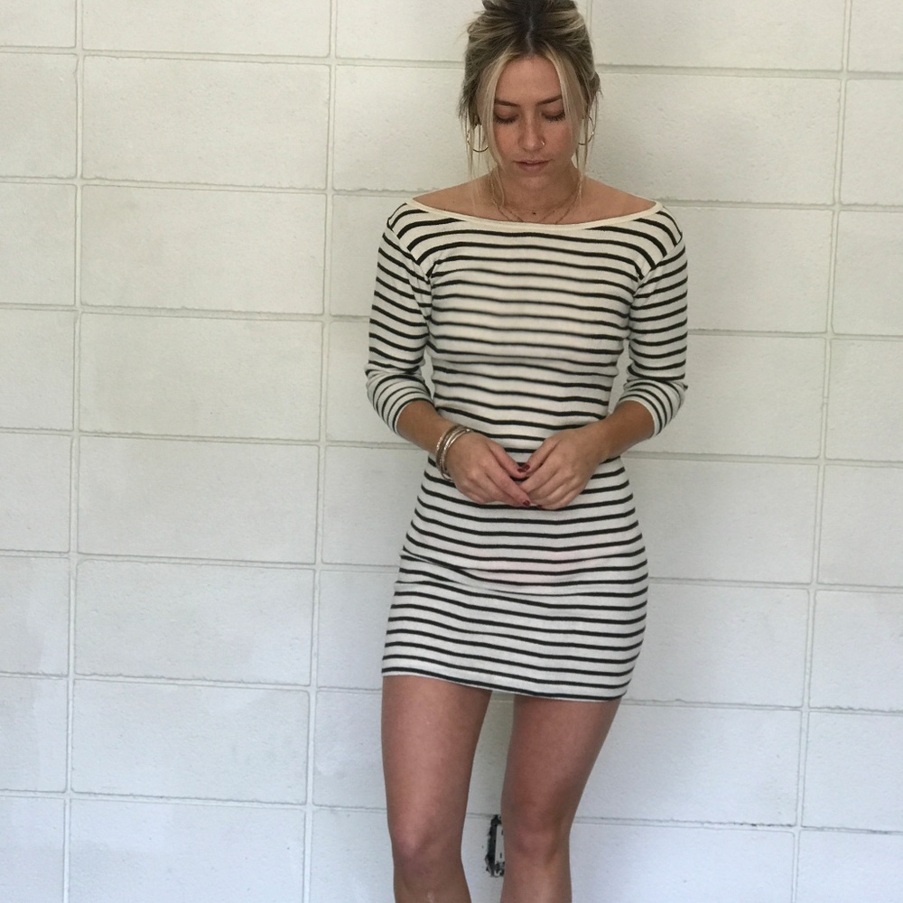 Edith A. Miller Ribbed Dress- Made in the USA
